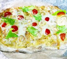 Римская пицца с креветками