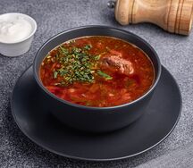 Борщ с говядиной