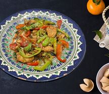 Курица с овощами
