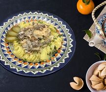 Бефстроганов из курицы