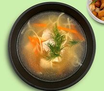 Куриный суп с лапшой