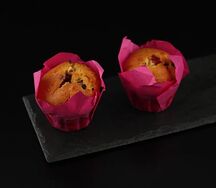 Маффин клубничный с шоколадом