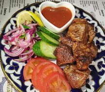 Шашлык из мякоти баранины