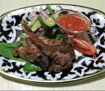 Шашлык из бараньей корейки