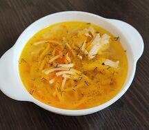 Суп Куриный с домашней лапшой