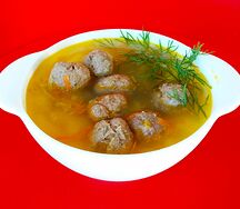 Суп с фрикадельками