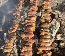 Шашлык из куриного сердца
