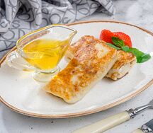 Блины с творогом