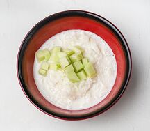 Каша рисовая с яблоком