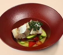 Треска с овощами
