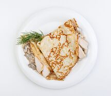 Блины с цыплёнком