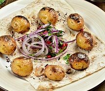 Картофель, запеченный на углях