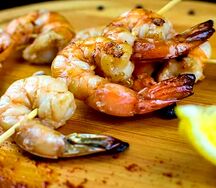 Креветки на гриле / Grilled Shrimp