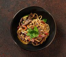 Лапша с говядиной