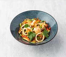 Лапша с морепродуктами