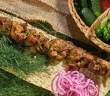 Шашлык из куриного бедра