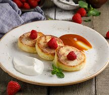 Сырники с солёной карамелью