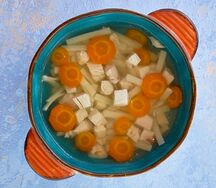 Куриный суп с лапшой