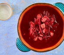 Борщ с курицей