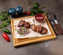 Шашлык из бараньей мякоти 