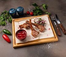 Шашлык из бараньей корейки