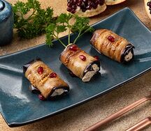 Баклажаны фаршированные с грецким орехом