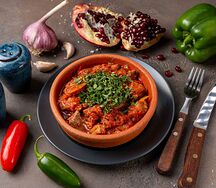 Чашушули из телятины на кеци