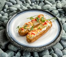 Эклеры с крабом