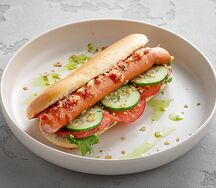 Хот-дог с сосиской