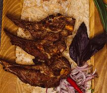 Шашлык из бараньей корейки