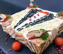 Торт Мясо барбекю