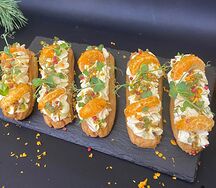 Эклеры Курочка с мандаринами