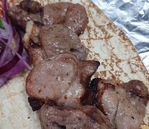 Шашлык из бараньей мякоти