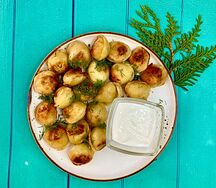Жареные пельмешки