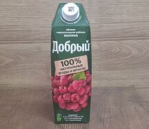 Сок Добрый Яблоко, черноплодная рябина, малина