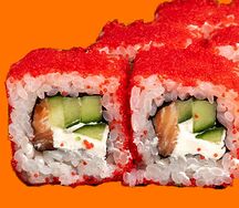 Ролл Калифорния с лососем