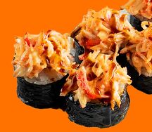 Мини-острый запеченный краб