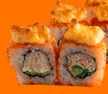 Ролл Нептун запеченный