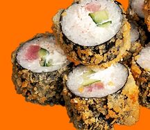 Ролл Хот магуро темпура