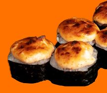 Запеченный с креветкой