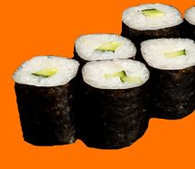 Мини-ролл с огурцом