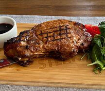 Стейк cвинoй BBQ