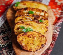 Картофель запечённый на углях