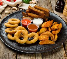 Сет с луковыми колечками 