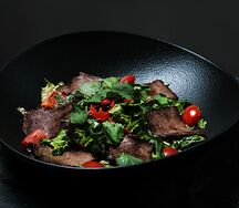Տավարով տատակի աղցան