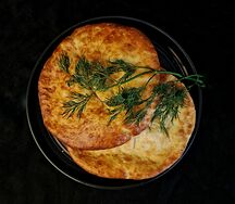 Хачапури с сыром зеленью