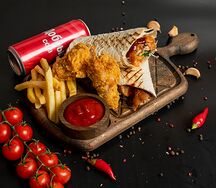 Комбо: Шаурма барбекю с курицей
