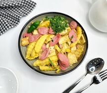 Жаркое с сосисками