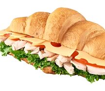 Круассэндвич с курицей