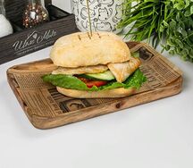 Сэндвич с курицей и овощами
